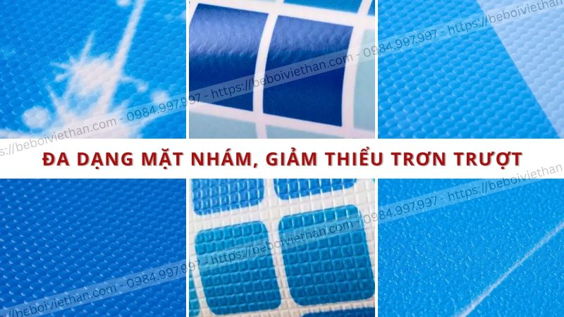 Bạt Phủ Mặt Nhám – Giải Pháp Chống Trơn Trượt Hiệu Quả Cho Bể Bơi