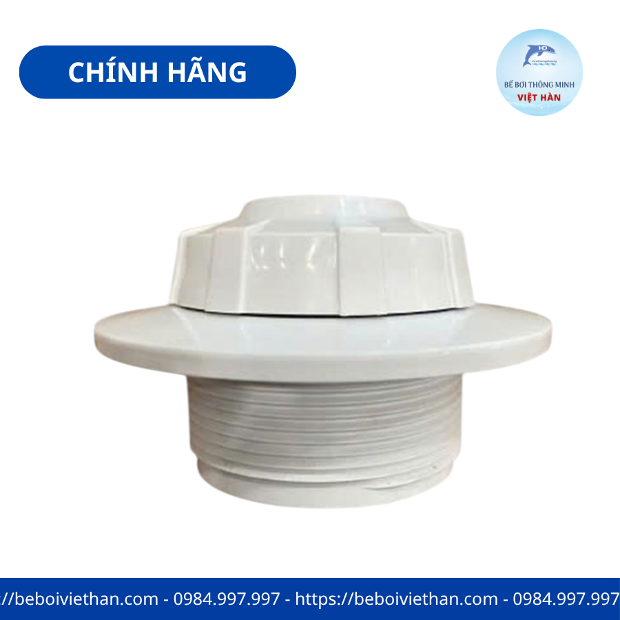 ĐẦU TRẢ NƯỚC BỂ BƠI CÓ REN D60 KD-2828