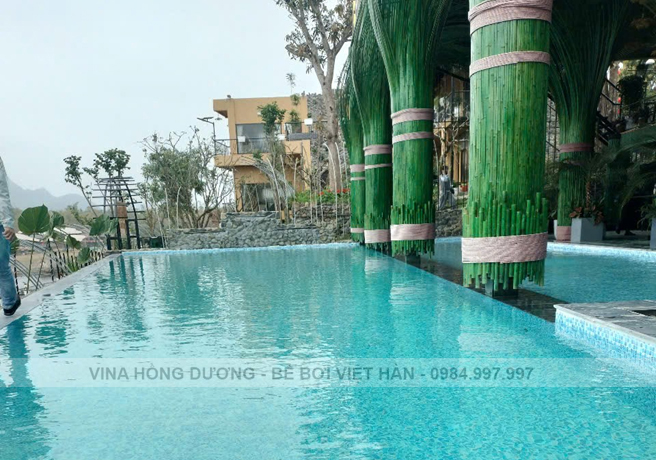Bể bơi Villa Hoa Quả Sơn – Sào Báy, Kim Bôi, Hà Nội