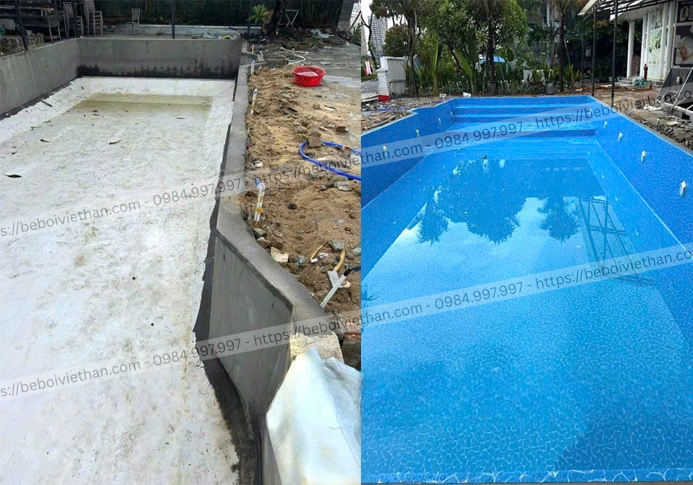 Thi Công Bể Bơi Dán Bạt PVC: Xu Hướng Kiến Tạo Hồ Bơi Nhanh – Đẹp – Bền Trong Năm 2026