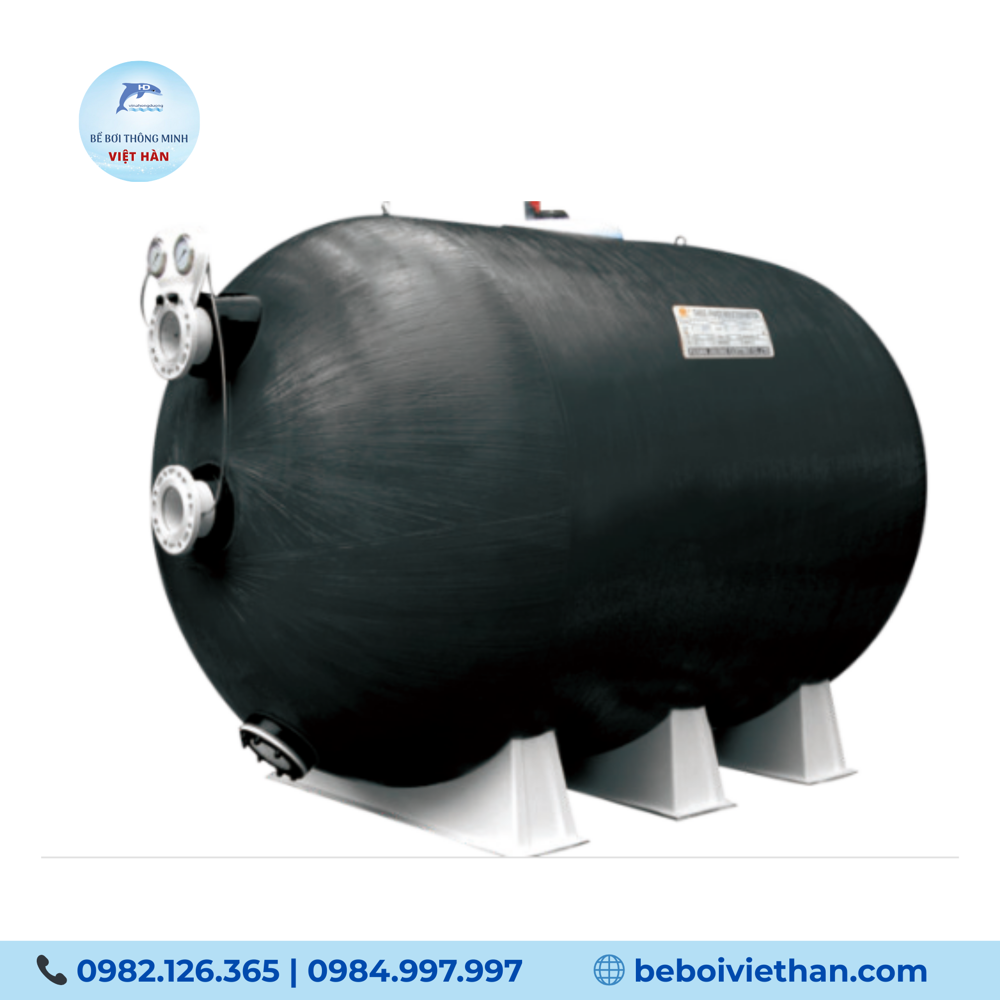 Bộ lọc cát Glong nằm ngang GL-HF
