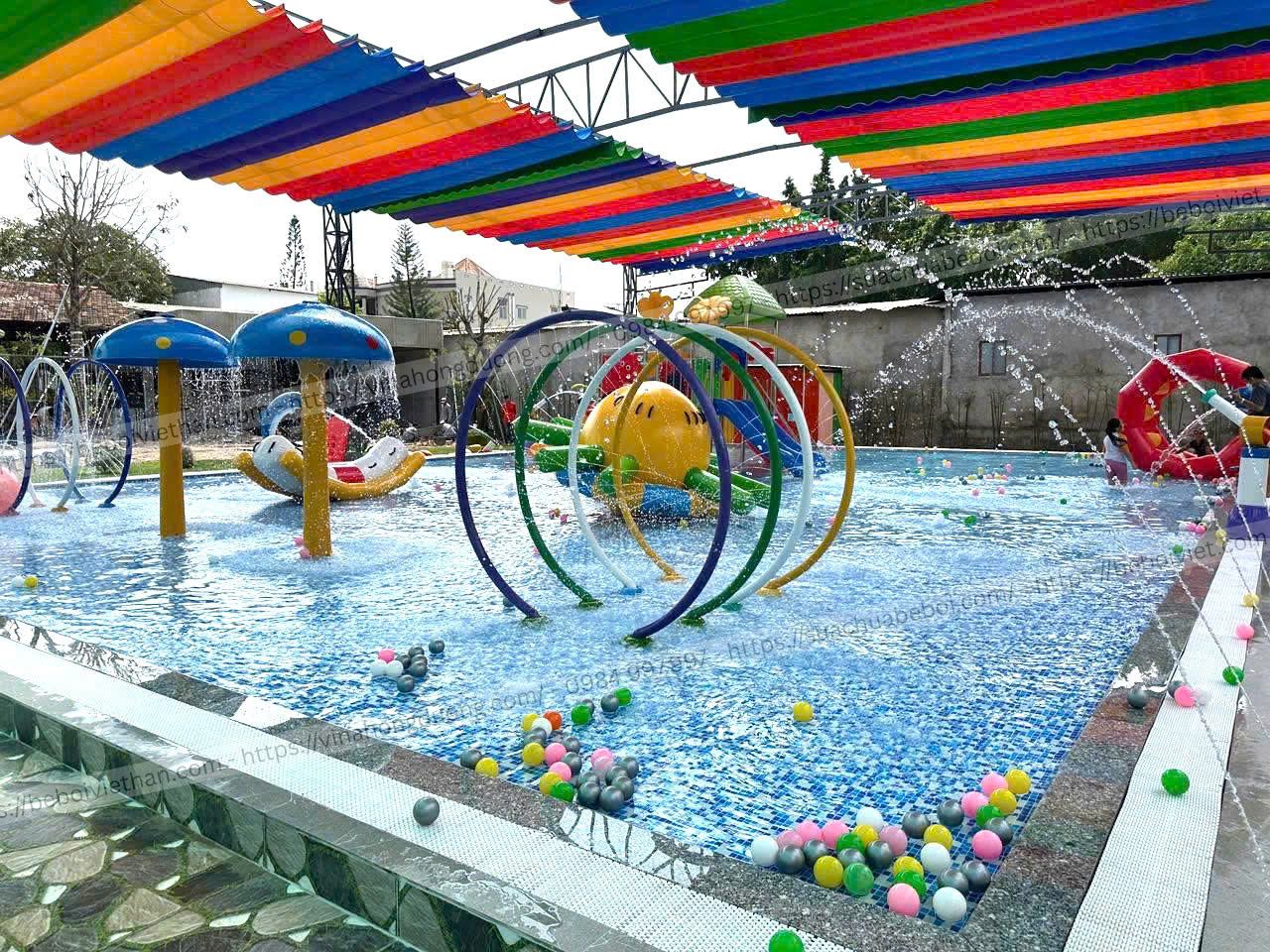 Thi Công Khu Vui Chơi Nước Bằng Liner PVC