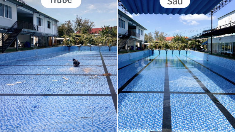 Cải Tạo Bể Bơi Tại Vĩnh Hải – TP. Nha Trang