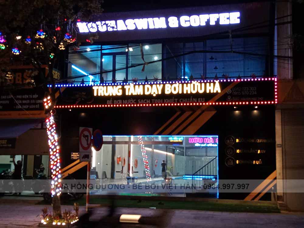 Thi công Bể nước nóng Trung tâm dạy bơi Hữu Hà, Đà Nẵng